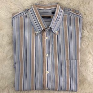 Men’s Burberry button down shirt size XL